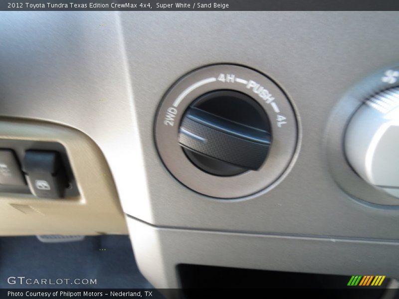Super White / Sand Beige 2012 Toyota Tundra Texas Edition CrewMax 4x4