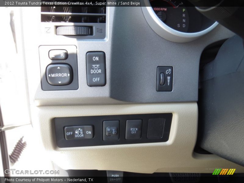 Super White / Sand Beige 2012 Toyota Tundra Texas Edition CrewMax 4x4