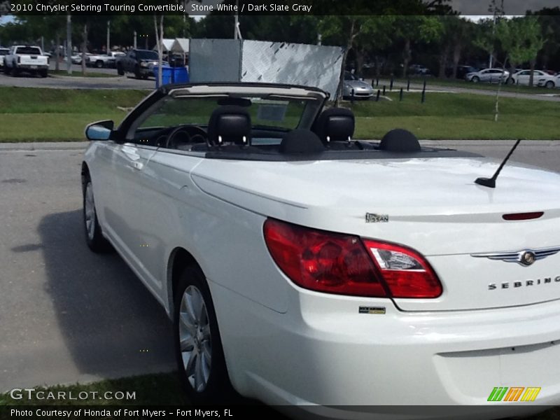 Stone White / Dark Slate Gray 2010 Chrysler Sebring Touring Convertible