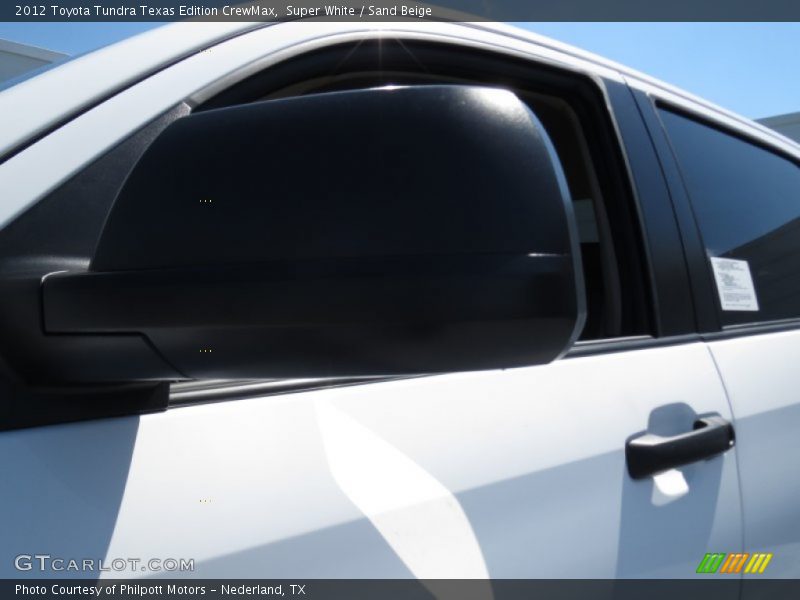 Super White / Sand Beige 2012 Toyota Tundra Texas Edition CrewMax