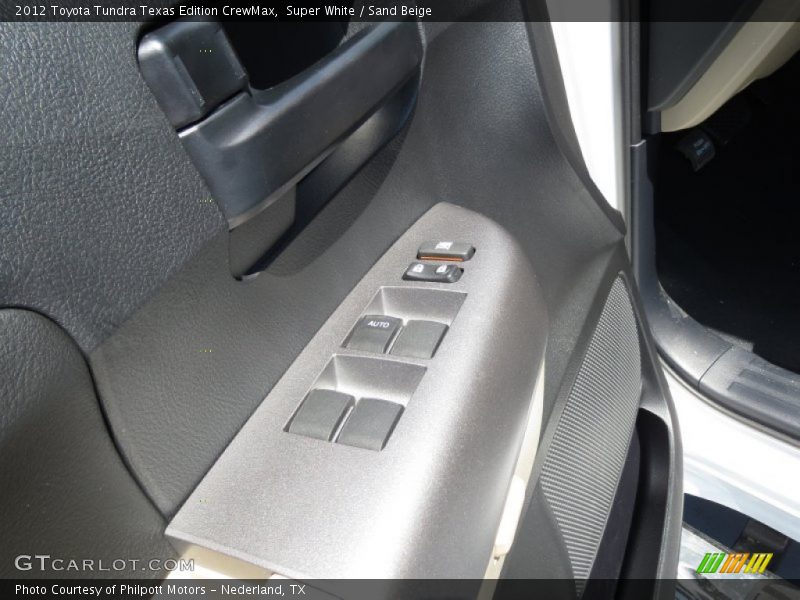 Super White / Sand Beige 2012 Toyota Tundra Texas Edition CrewMax