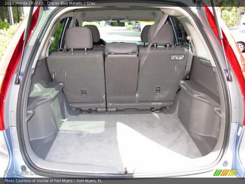 Glacier Blue Metallic / Gray 2010 Honda CR-V LX