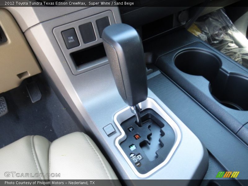 Super White / Sand Beige 2012 Toyota Tundra Texas Edition CrewMax
