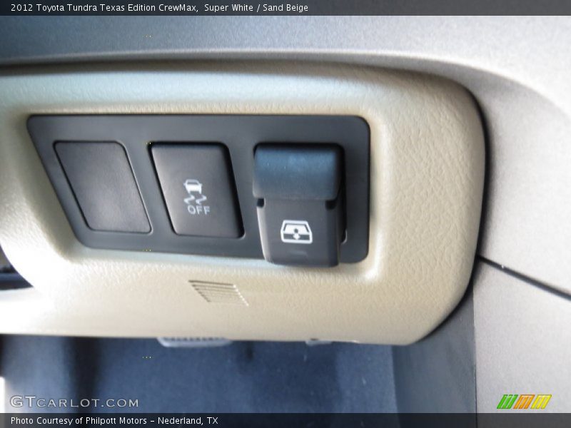 Super White / Sand Beige 2012 Toyota Tundra Texas Edition CrewMax