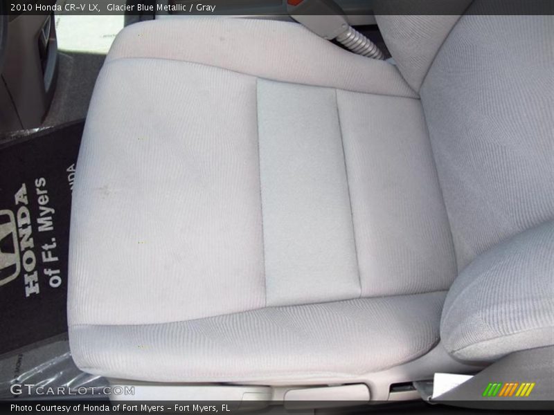 Glacier Blue Metallic / Gray 2010 Honda CR-V LX