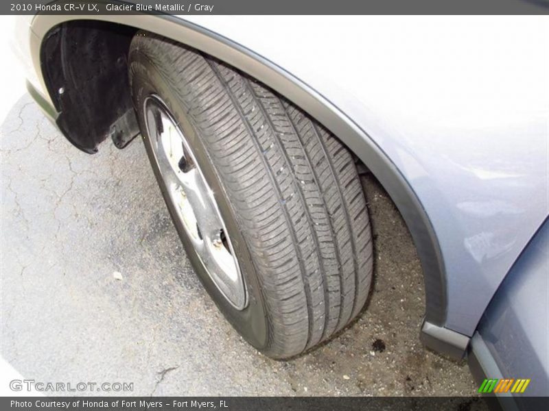 Glacier Blue Metallic / Gray 2010 Honda CR-V LX