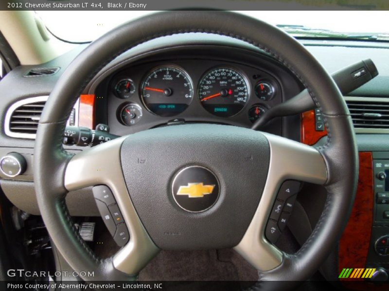 Black / Ebony 2012 Chevrolet Suburban LT 4x4