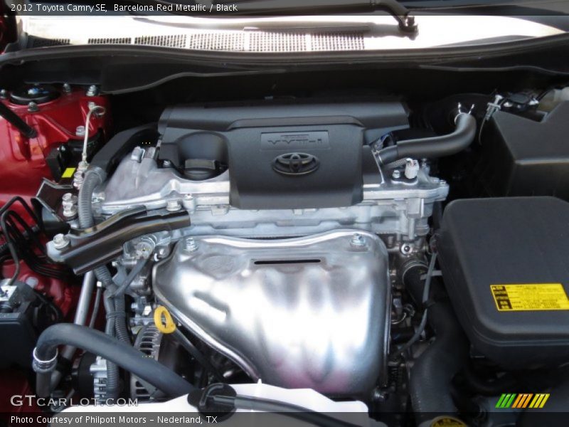 Barcelona Red Metallic / Black 2012 Toyota Camry SE