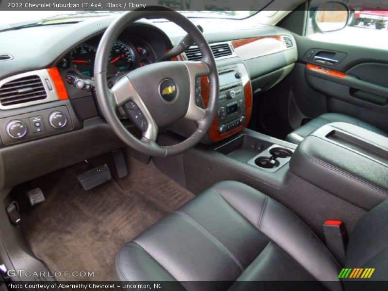 Black / Ebony 2012 Chevrolet Suburban LT 4x4