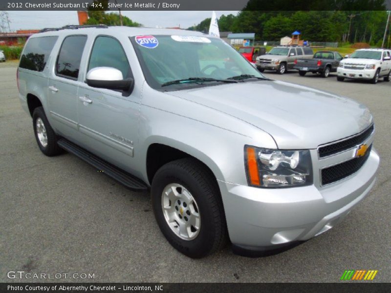 Silver Ice Metallic / Ebony 2012 Chevrolet Suburban LT 4x4