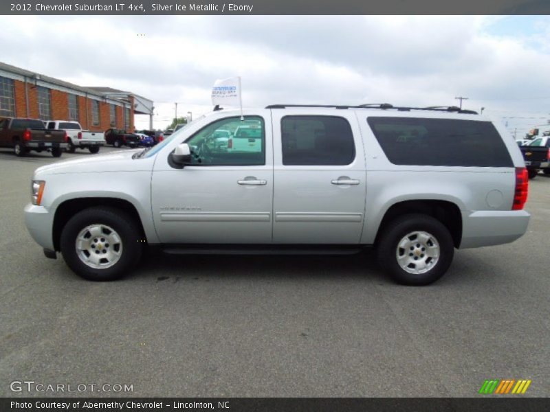 Silver Ice Metallic / Ebony 2012 Chevrolet Suburban LT 4x4