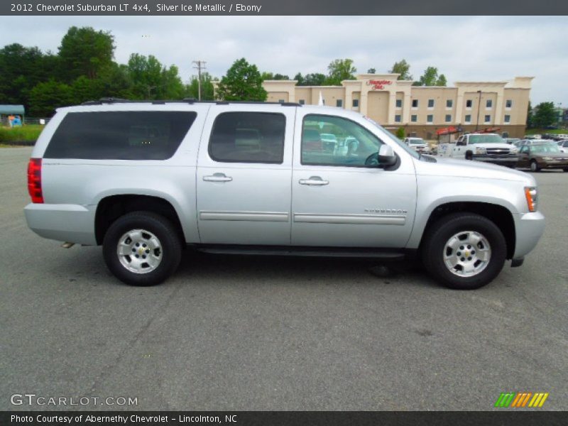 Silver Ice Metallic / Ebony 2012 Chevrolet Suburban LT 4x4