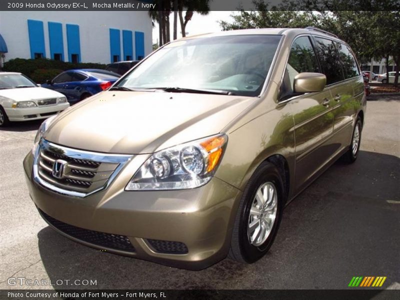 Mocha Metallic / Ivory 2009 Honda Odyssey EX-L