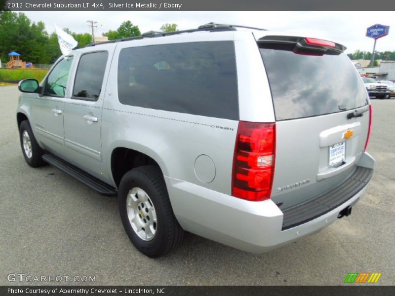 Silver Ice Metallic / Ebony 2012 Chevrolet Suburban LT 4x4