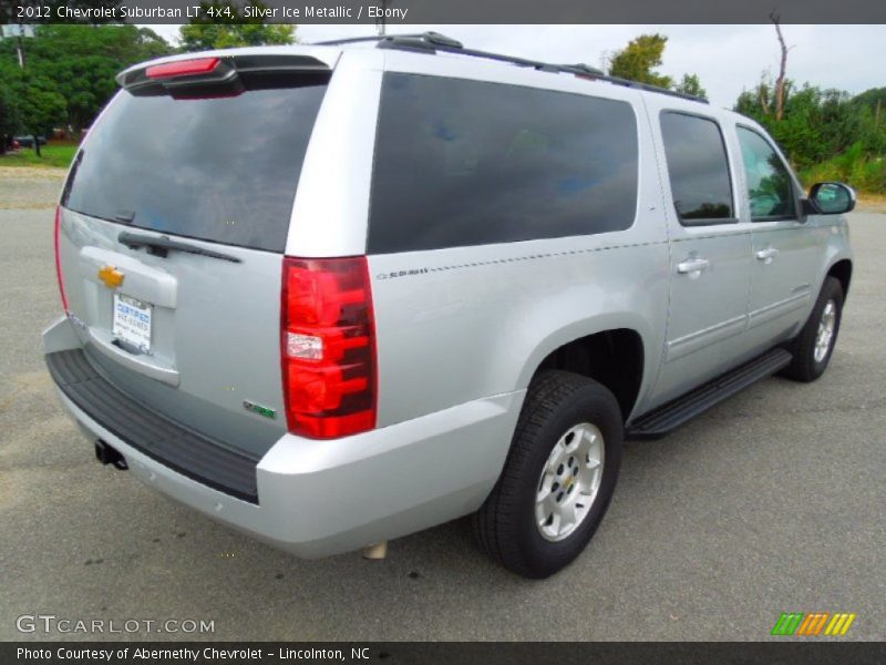 Silver Ice Metallic / Ebony 2012 Chevrolet Suburban LT 4x4