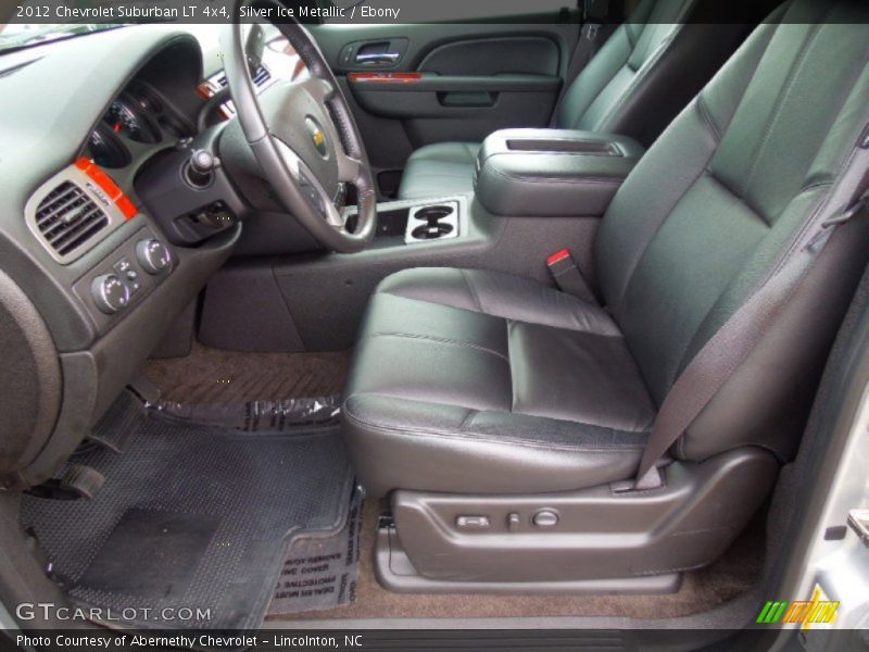 Silver Ice Metallic / Ebony 2012 Chevrolet Suburban LT 4x4