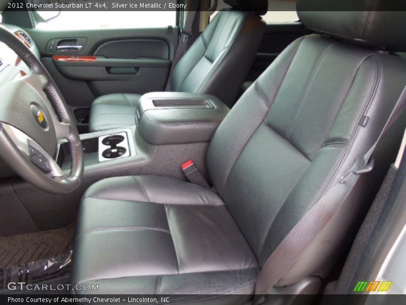 Silver Ice Metallic / Ebony 2012 Chevrolet Suburban LT 4x4