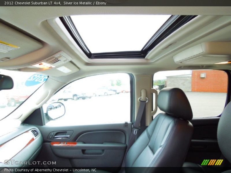 Silver Ice Metallic / Ebony 2012 Chevrolet Suburban LT 4x4