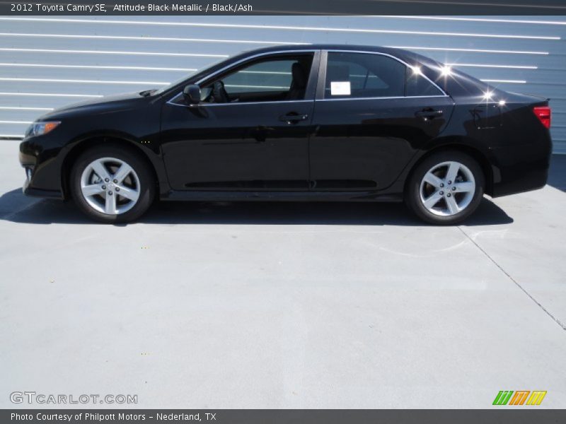 Attitude Black Metallic / Black/Ash 2012 Toyota Camry SE