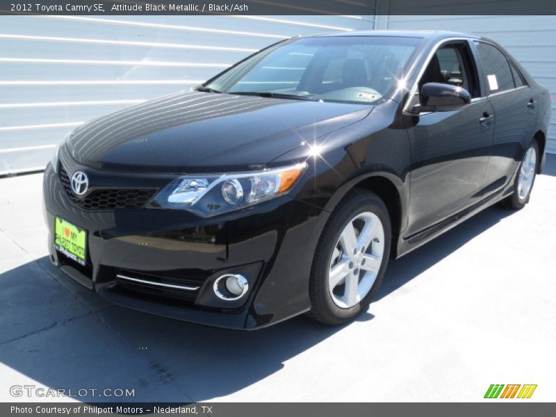 Attitude Black Metallic / Black/Ash 2012 Toyota Camry SE