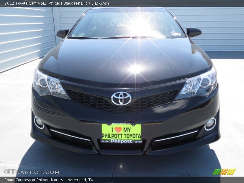 Attitude Black Metallic / Black/Ash 2012 Toyota Camry SE
