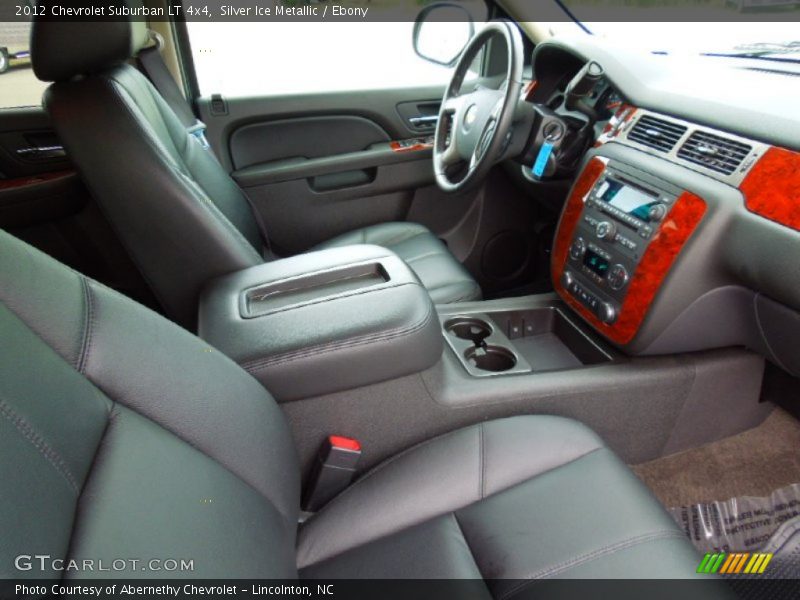 Silver Ice Metallic / Ebony 2012 Chevrolet Suburban LT 4x4