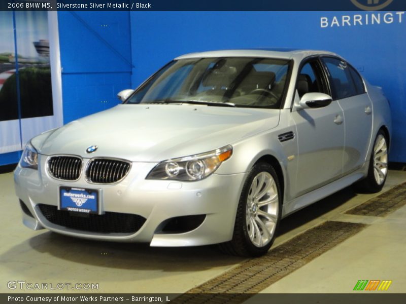 Silverstone Silver Metallic / Black 2006 BMW M5