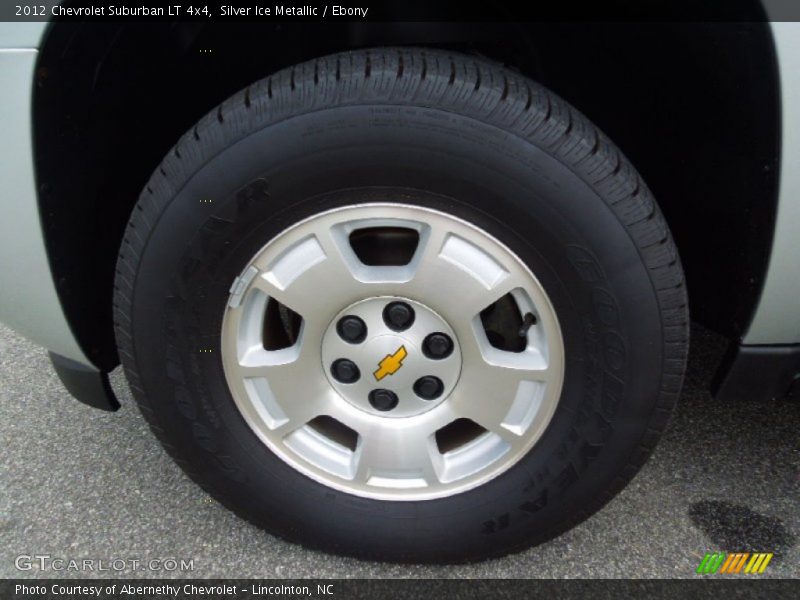 Silver Ice Metallic / Ebony 2012 Chevrolet Suburban LT 4x4