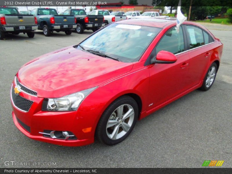 Crystal Red Metallic / Jet Black 2012 Chevrolet Cruze LT/RS
