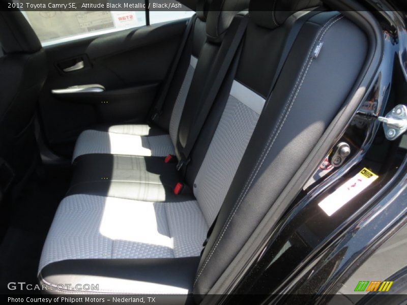 Attitude Black Metallic / Black/Ash 2012 Toyota Camry SE