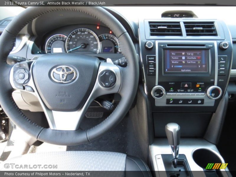 Attitude Black Metallic / Black/Ash 2012 Toyota Camry SE