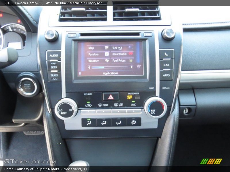 Attitude Black Metallic / Black/Ash 2012 Toyota Camry SE