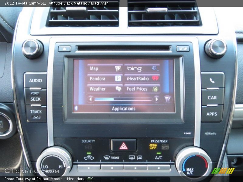 Attitude Black Metallic / Black/Ash 2012 Toyota Camry SE