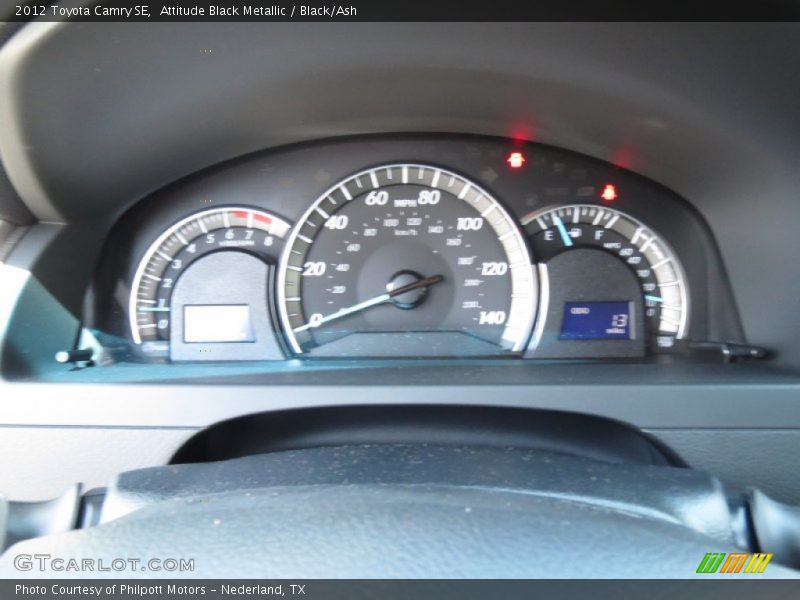 Attitude Black Metallic / Black/Ash 2012 Toyota Camry SE