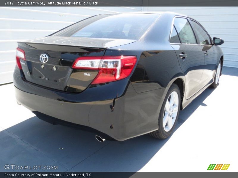 Attitude Black Metallic / Black 2012 Toyota Camry SE