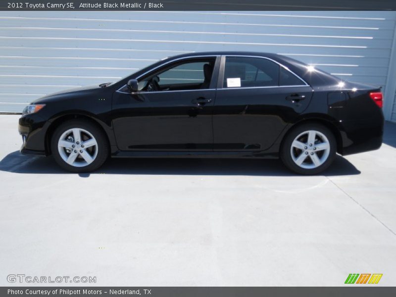 Attitude Black Metallic / Black 2012 Toyota Camry SE