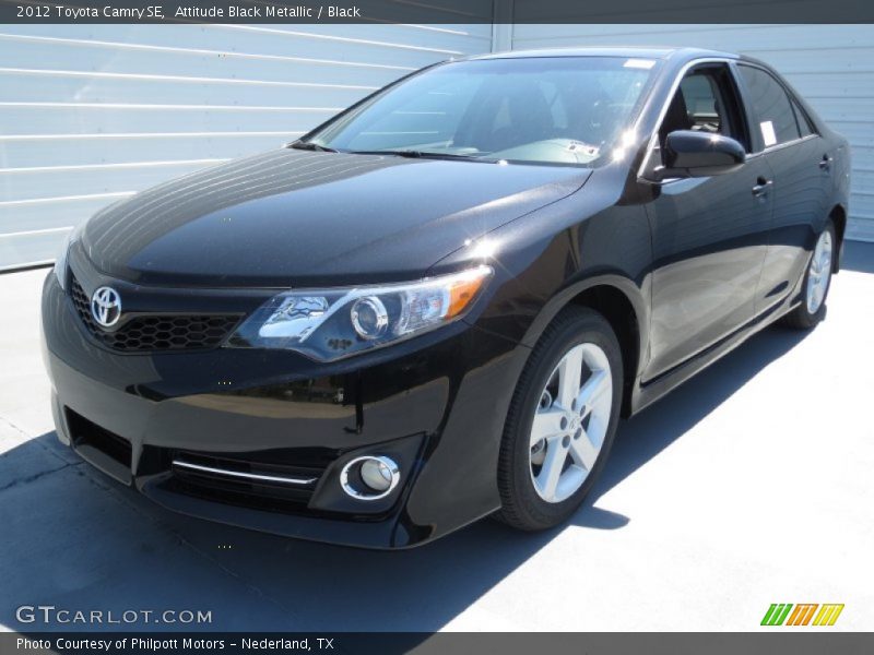 Attitude Black Metallic / Black 2012 Toyota Camry SE