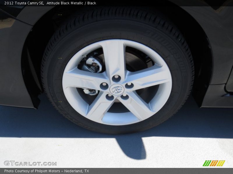 Attitude Black Metallic / Black 2012 Toyota Camry SE