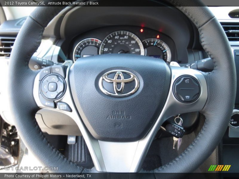 Attitude Black Metallic / Black 2012 Toyota Camry SE