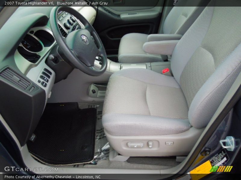 Bluestone Metallic / Ash Gray 2007 Toyota Highlander V6