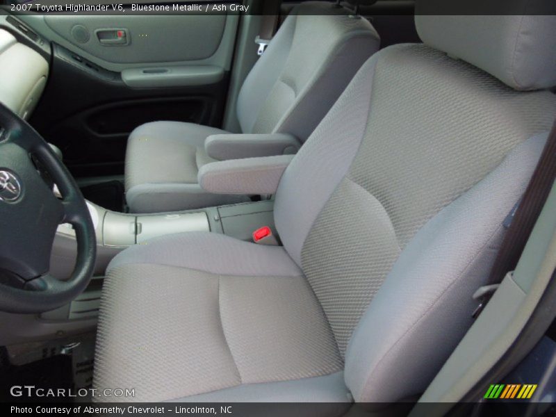Bluestone Metallic / Ash Gray 2007 Toyota Highlander V6