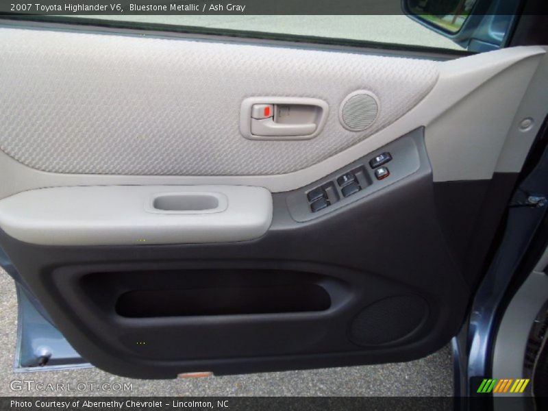 Bluestone Metallic / Ash Gray 2007 Toyota Highlander V6