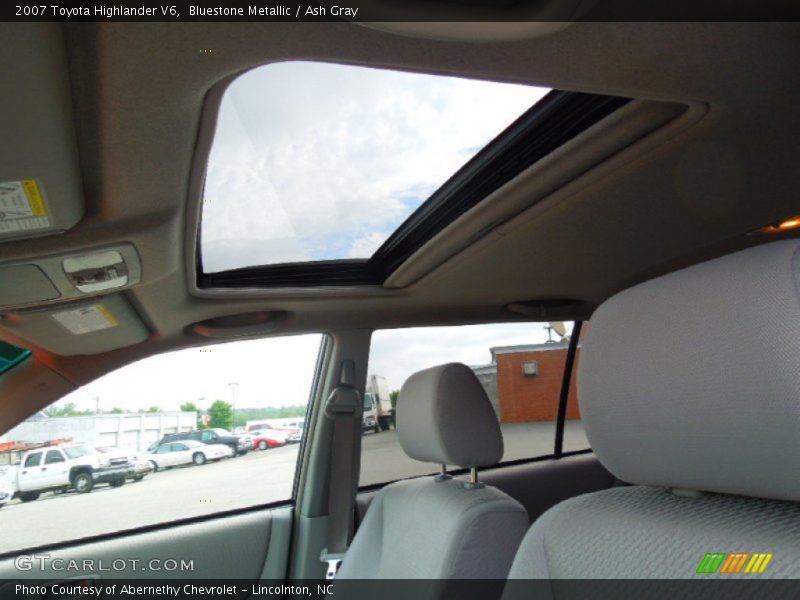 Bluestone Metallic / Ash Gray 2007 Toyota Highlander V6