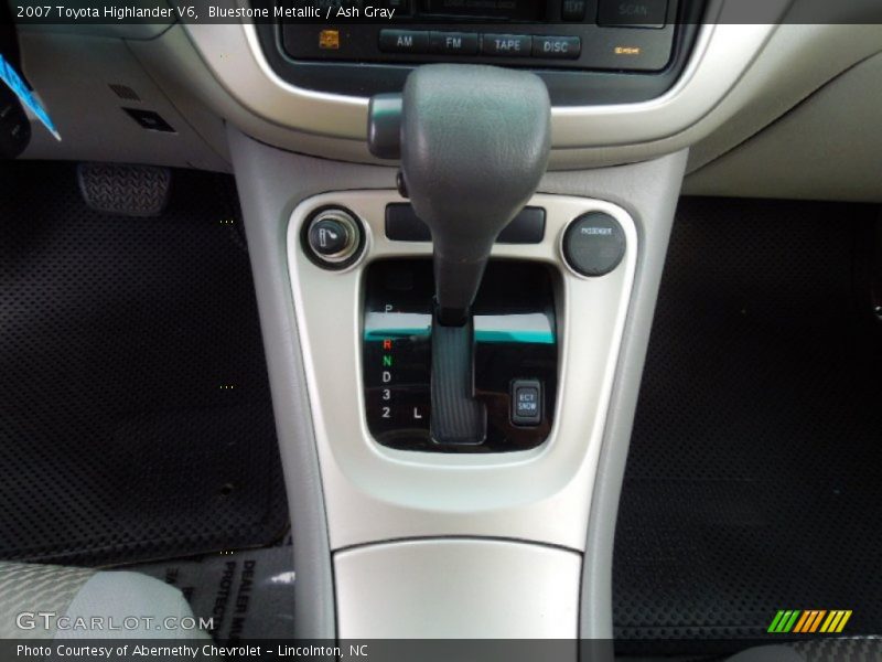 Bluestone Metallic / Ash Gray 2007 Toyota Highlander V6