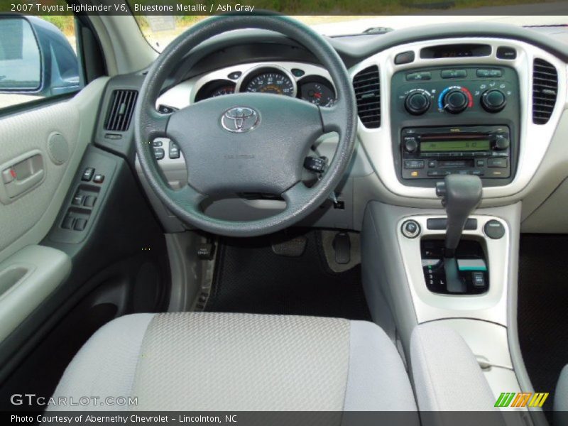 Bluestone Metallic / Ash Gray 2007 Toyota Highlander V6