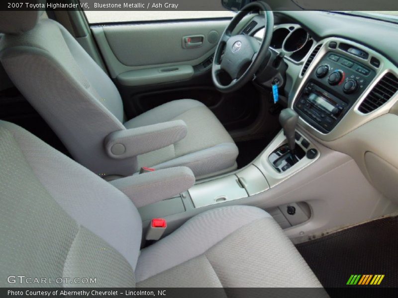 Bluestone Metallic / Ash Gray 2007 Toyota Highlander V6