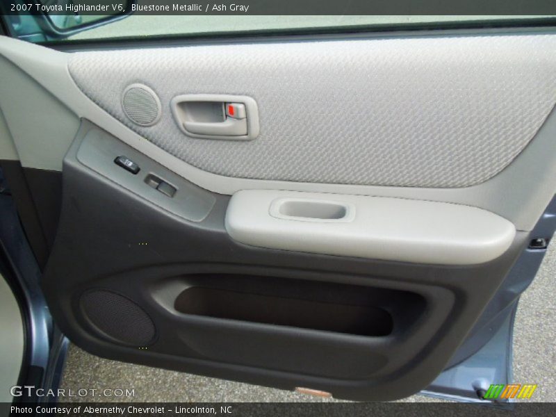 Bluestone Metallic / Ash Gray 2007 Toyota Highlander V6