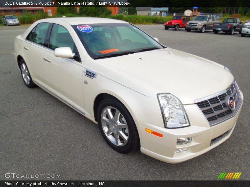 Vanilla Latte Metallic / Light Gray/Ebony 2011 Cadillac STS V6 Sport