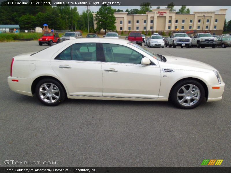 Vanilla Latte Metallic / Light Gray/Ebony 2011 Cadillac STS V6 Sport