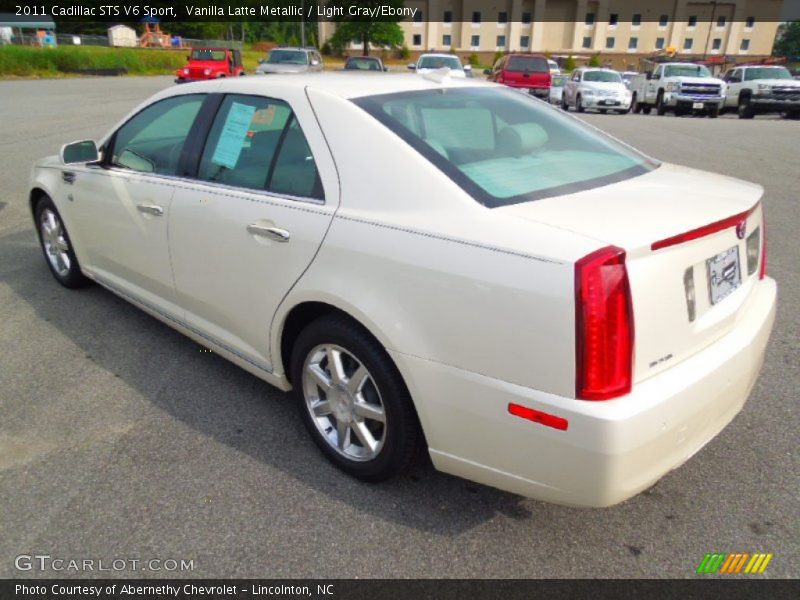 Vanilla Latte Metallic / Light Gray/Ebony 2011 Cadillac STS V6 Sport